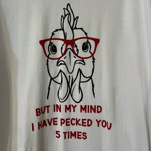 Funny T-shirt size L NEW, never worn.